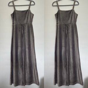 Emory Park Gray Tie-Waist Jumpsuit MEDIUM